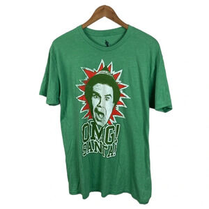 TS332 Mens Elf Movie Will Farrell Oh my god Santa Christmas Funny T Shirt XL